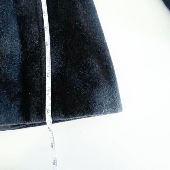 Karl Lagerfeld Womens Double Breasted Coat Jacket Notch Lapel Charcoal Small - Picture 5 of 8